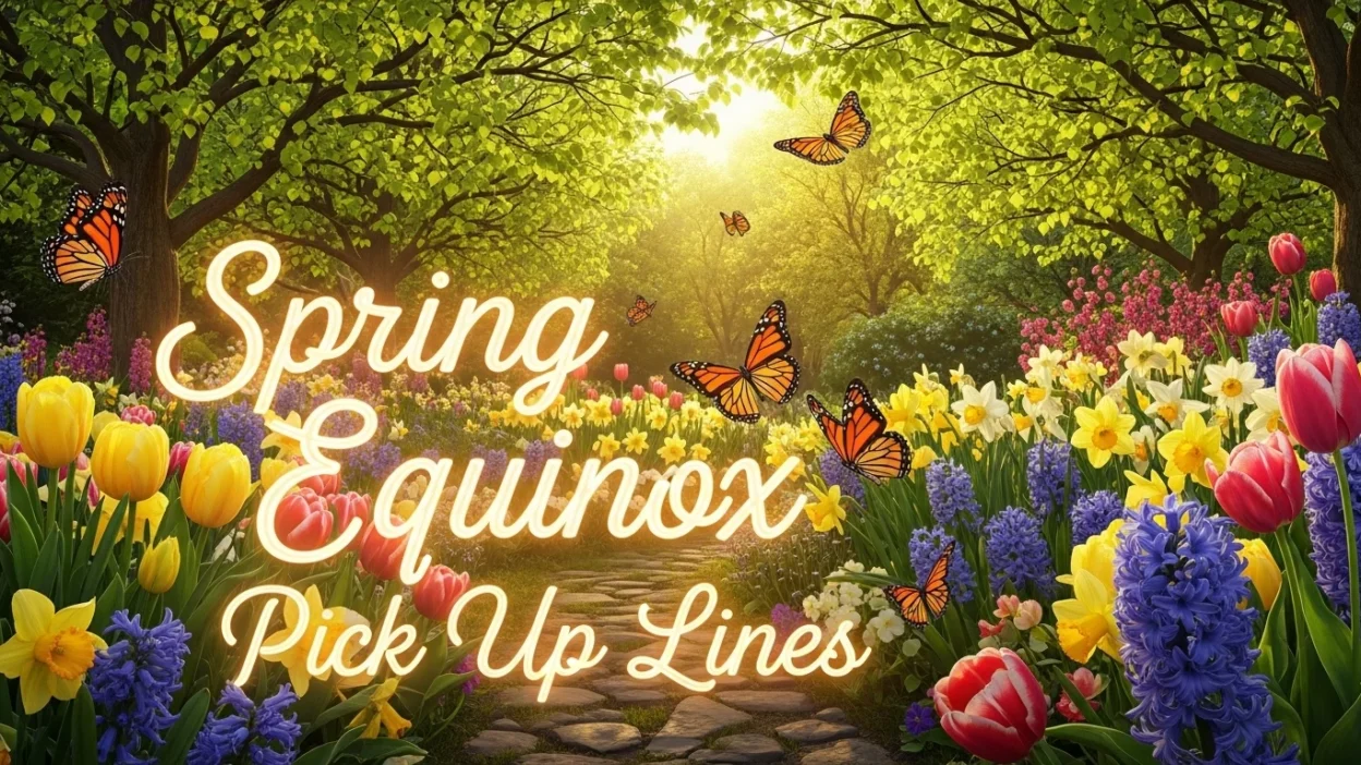 Spring Equinox Pick Up Lines