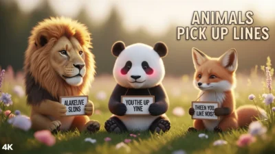 Animals Pick Up Lines