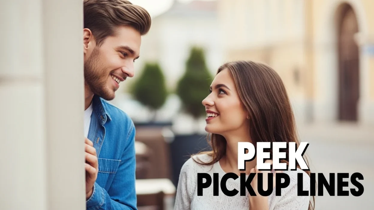 Peek Pickup Lines