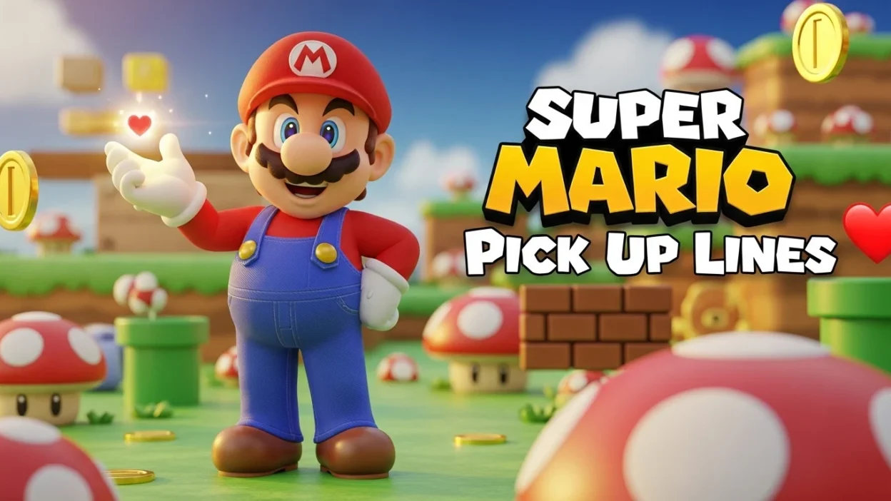 Super Mario Pick Up Lines