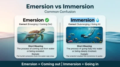 Emersion vs Immersion