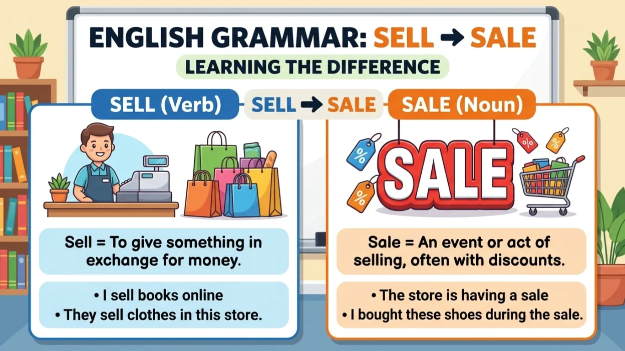 Sell vs Sale