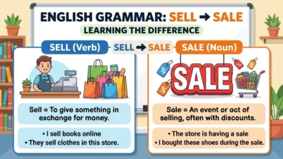 Sell vs Sale