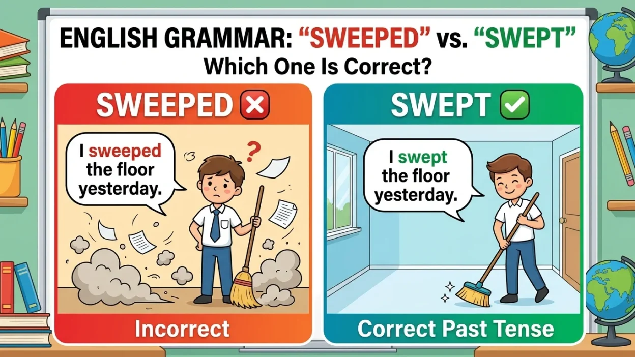 Sweeped vs Swept