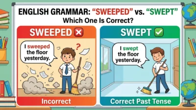 Sweeped vs Swept