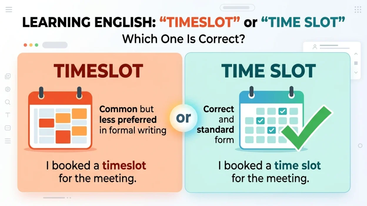 Timeslot or Time Slot